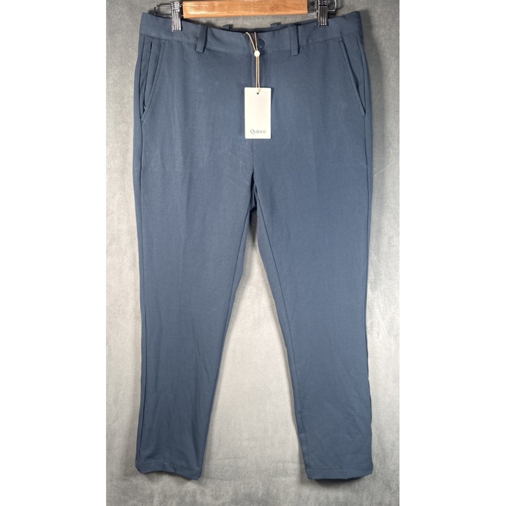 Quince Men Ultra-Stretch 24/7 Smart Chino Athletic Tapered Ocean Pants 30x28 NWT